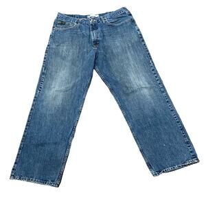 LEE Premium Select Jeans 40 x 30 Relaxed Straight Leg Fit Distressed